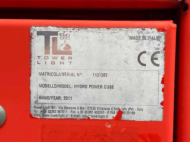 Tower light - hydro power cube - lichtmast - afbeelding 23 van  23