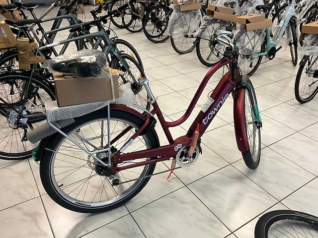 Townie electra flat foot tech. elektrische fiets - afbeelding 3 van  8