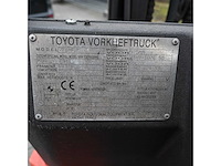 Toyota - 2006 - 7fbmf25 - vorkheftruck - afbeelding 2 van  9