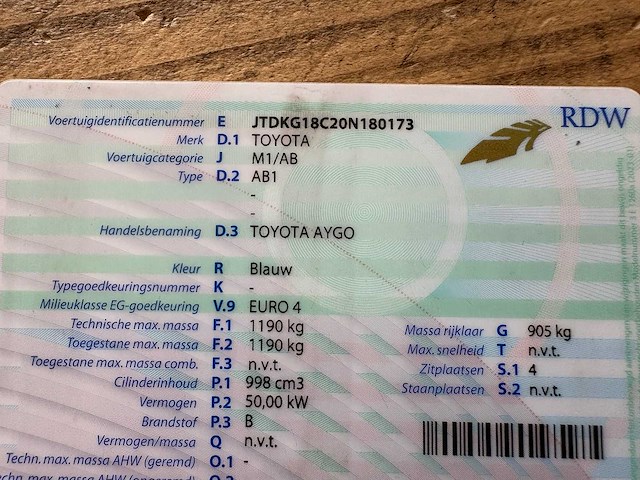 Toyota - aygo - 1.0-12v - car - 2007 - afbeelding 5 van  13