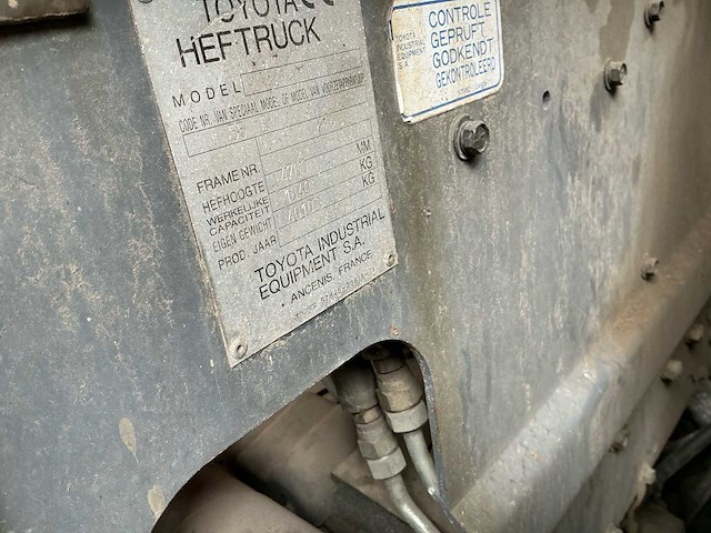 Toyota 25 vorkheftruck - afbeelding 1 van  8