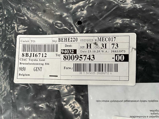 Toyota c-hr rubber voetmatset - afbeelding 3 van  3
