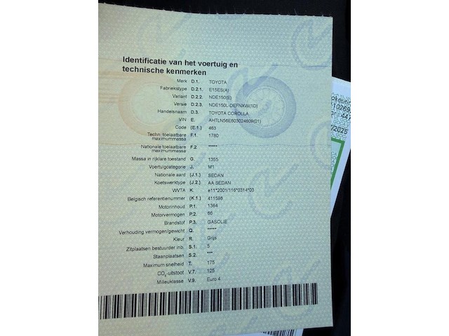Toyota corol corolla, 2011 - afbeelding 16 van  24