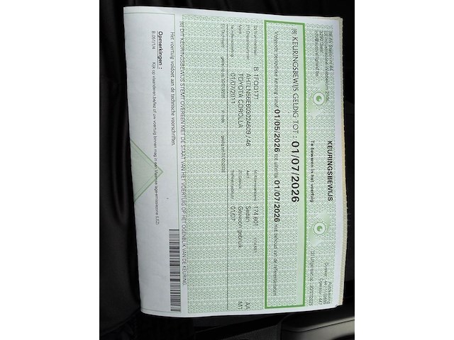 Toyota corolla, 2011 - afbeelding 22 van  24