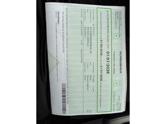 Toyota corolla, 2011 - afbeelding 17 van  24