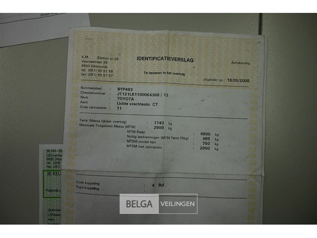 Toyota lichte vrachtwagen - afbeelding 2 van  18