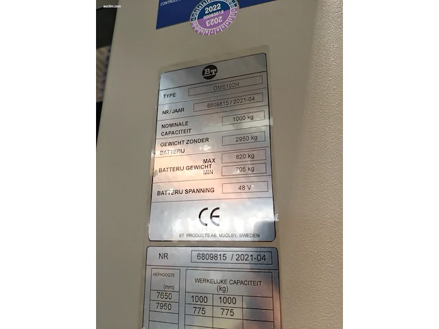 Toyota ome100h orderpicker 2021 - afbeelding 21 van  32
