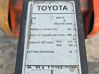 Toyota smh16 elektrische stapelaar 2004 - afbeelding 8 van  10