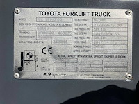Toyota tonero 20 vorkheftruck 2017 - afbeelding 47 van  51