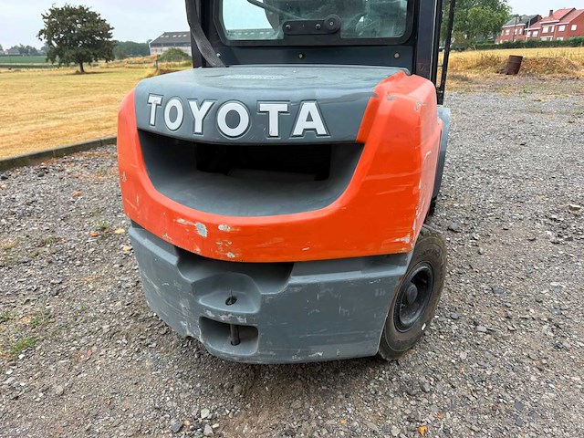 Toyota tonero diesel vorkheftruck 30 02-8fdf30 – 3.000 kg – 5 m lift – 2017 - afbeelding 6 van  9