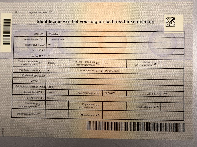 Toyota yaris - jtdjv123500082682 - 1999 - afbeelding 11 van  23