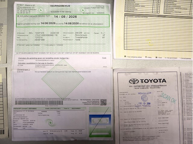 Toyota yaris - jtdjv123500082682 - 1999 - afbeelding 14 van  23