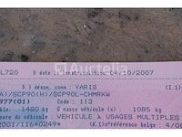 Toyota yaris politievoertuig (2007-159,315 km) - afbeelding 13 van  51