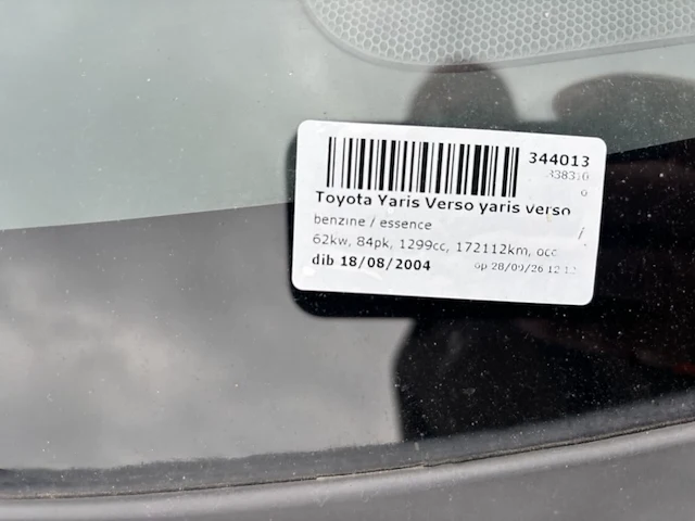 Toyota yaris verso 1.3i vvt-i 16v linea luna, 2004 - afbeelding 19 van  38