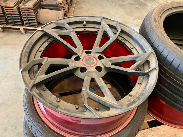 Toyotires proxes sport 2 lichtmetalen velgen met band (4x) - afbeelding 3 van  8