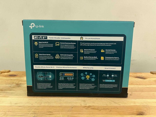 Tp-link archer ax55 ax3000 dual-band gigabit wi-fi 6 router - afbeelding 1 van  3