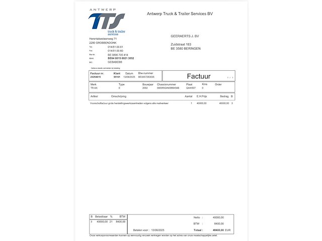 Tr ax s654srp dieplader - afbeelding 3 van  20