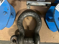 Tractel corso 3/5t. plaatklemmen (3x) en takels crosby - afbeelding 2 van  14