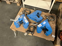 Tractel corso 3/5t. plaatklemmen (3x) en takels crosby - afbeelding 6 van  14