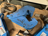 Tractel corso 3/5t. plaatklemmen (3x) en takels crosby - afbeelding 8 van  14