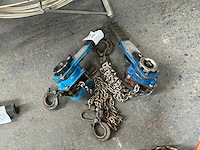 Tractel hefboom kettingtakel (2x) - afbeelding 1 van  5
