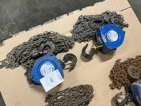 Tractel manuele kettingtakel (2x) - afbeelding 1 van  3