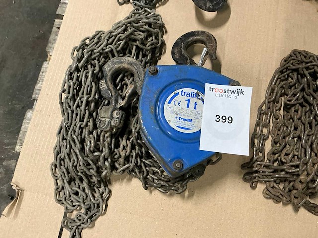 Tractel manuele kettingtakel (2x) - afbeelding 2 van  3
