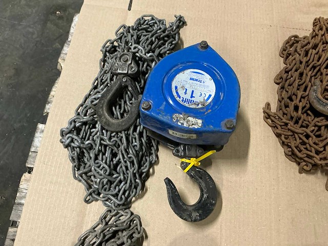 Tractel manuele kettingtakel (2x) - afbeelding 3 van  3