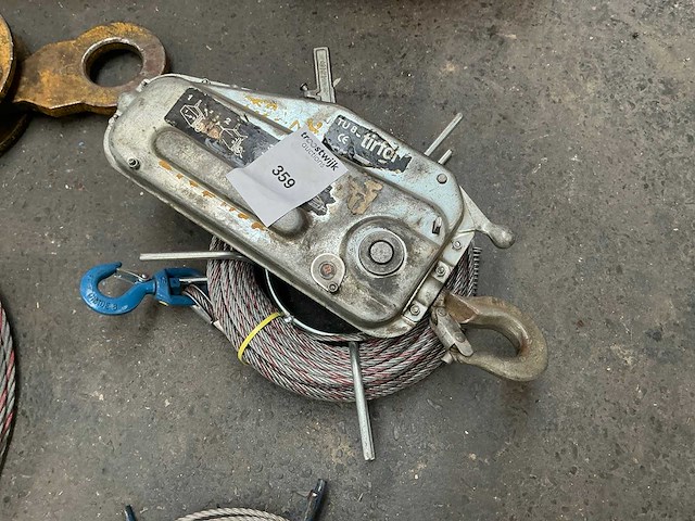 Tractel tu 8 staalkabel takel / tirfor - afbeelding 1 van  4