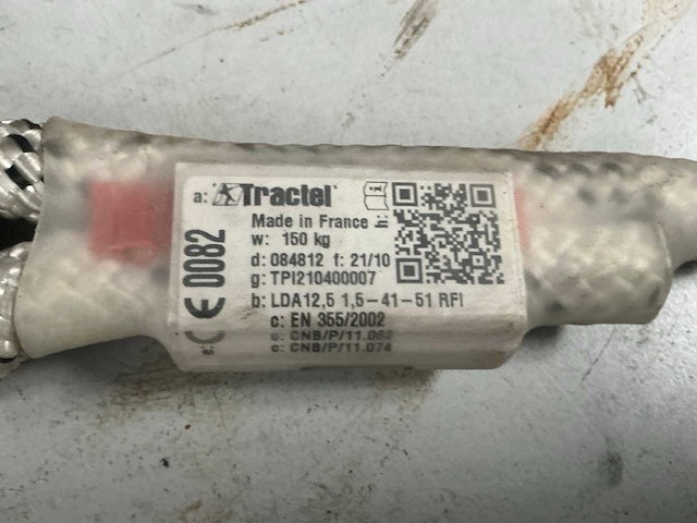 Tractel veiligheidslijn valbescherming (10x) - afbeelding 4 van  5