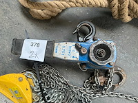 Tractel / yale hs-b hefboom kettingtakel / kettingtakel (2x) - afbeelding 3 van  4