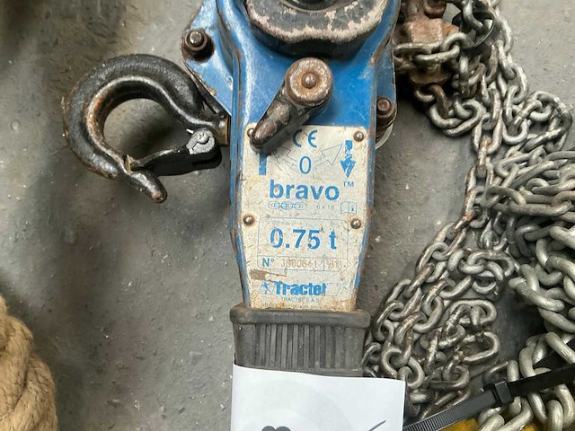 Tractel / yale hs-b hefboom kettingtakel / kettingtakel (2x) - afbeelding 4 van  4
