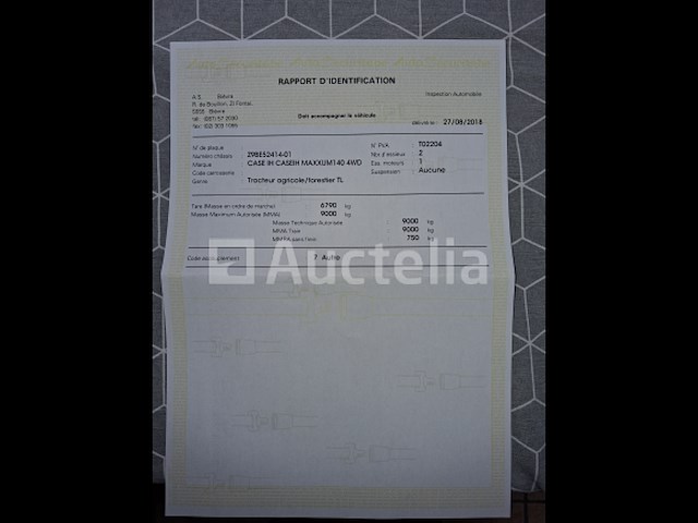 Tractor case ih 140 4wd (2009 - 9.318 uur) - afbeelding 4 van  27