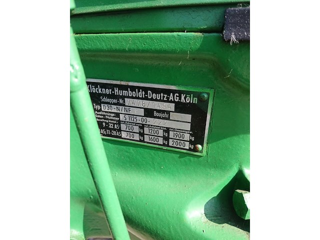 Tractor deutz d30 - afbeelding 12 van  16