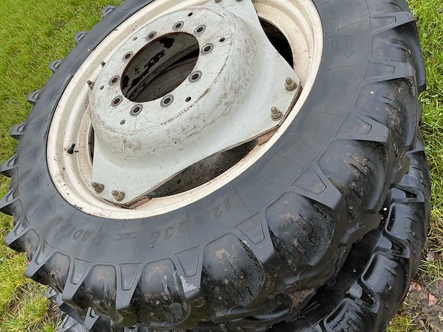 Tractorbanden met velg (4x) - afbeelding 3 van  6