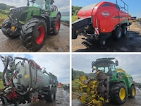 Tractoren, hakselaars en landbouwmachines