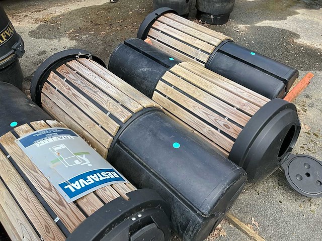 Traflux vuilbakken 200 l (5x) - afbeelding 2 van  11