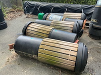 Traflux vuilbakken 200 l (5x) - afbeelding 1 van  11