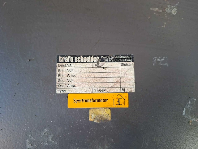 Trafo schneider - industriële driefasige transformator - afbeelding 4 van  6