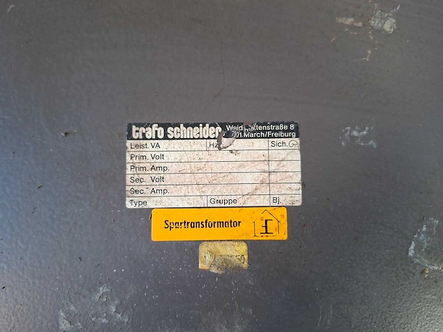 Trafo schneider - industriële driefasige transformator - afbeelding 6 van  6