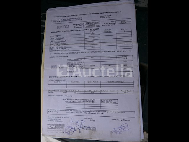 Trailer gheysen & verpoort s3220 (1998-vin:ya9s3220h05115606) - afbeelding 2 van  28