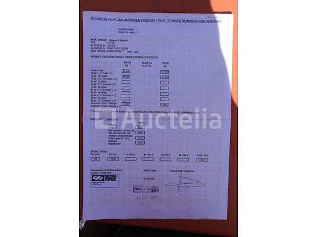 Trailer gheysen&verpoort rc1110 (2009-vin:ya9r1110c91115793) - afbeelding 4 van  31
