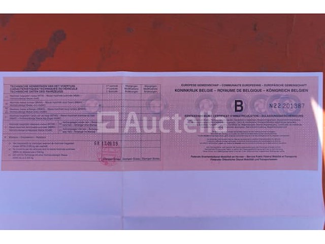 Trailer gheysen&verpoort rc1110 (2009-vin:ya9r1110c91115793) - afbeelding 8 van  31