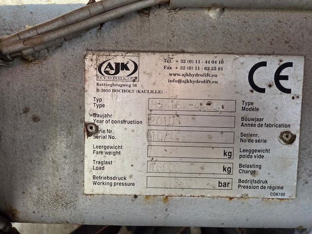 Trailer ipsam met ajk hydrolife haakarmsysteem, 2010 - afbeelding 6 van  17
