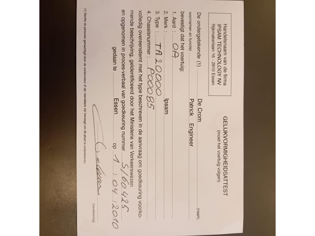 Trailer ipsam met ajk hydrolife haakarmsysteem, 2010 - afbeelding 18 van  26