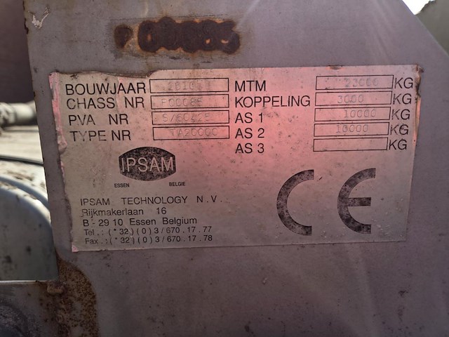 Trailer ipsam met ajk hydrolife haakarmsysteem, 2010 - afbeelding 16 van  17