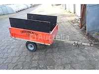 Trailer voor tractormaaier merk en model onleesbaar - afbeelding 4 van  10