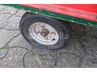 Trailer voor tractormaaier merk en model onleesbaar - afbeelding 1 van  11