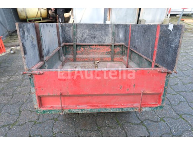 Trailer voor tractormaaier merk en model onleesbaar - afbeelding 6 van  11