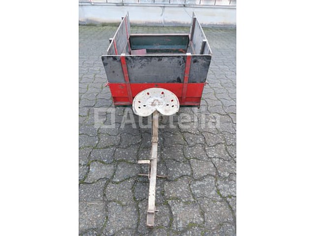 Trailer voor tractormaaier merk en model onleesbaar - afbeelding 10 van  11